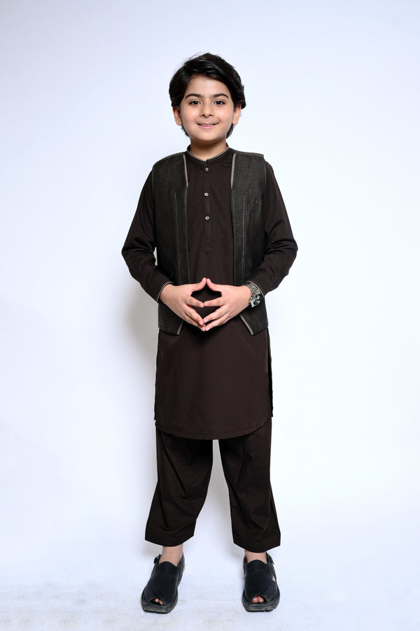 Boys Waist Coat Suit 4681