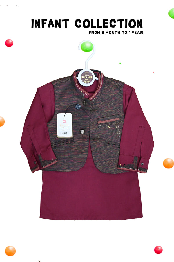 Infant waistcoat suit 4639