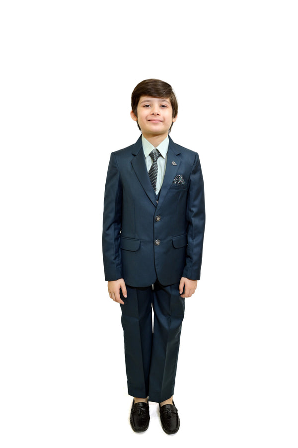 Boys 4-Piece Formal Suiting Set - Bottle Green