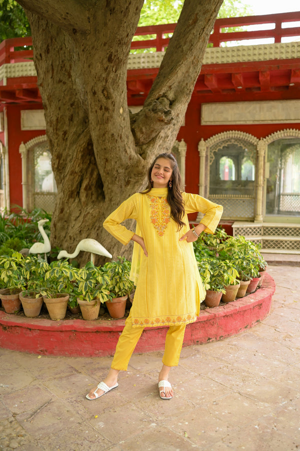 Cotton Embroidered 2pc Suit 4636