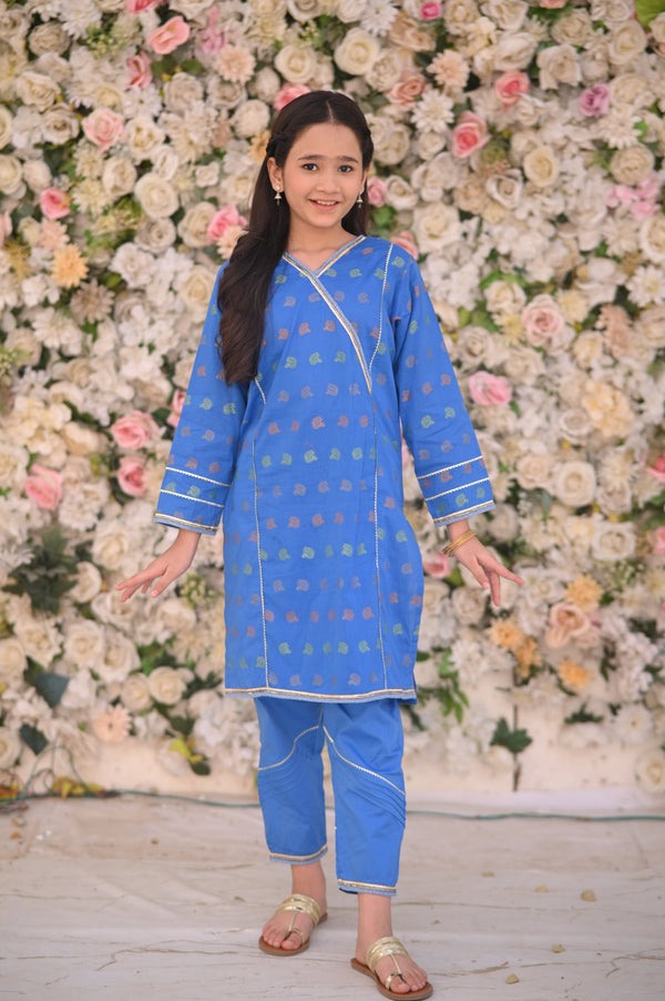 Jacquard Designing 2Pc Suit 4635