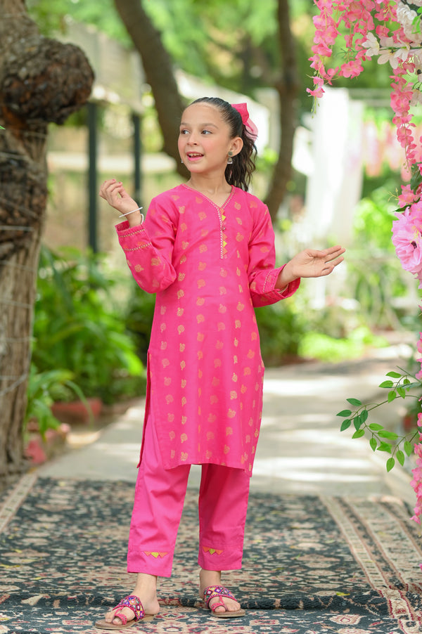 Jacquard Designing 2Pc Suit 4619