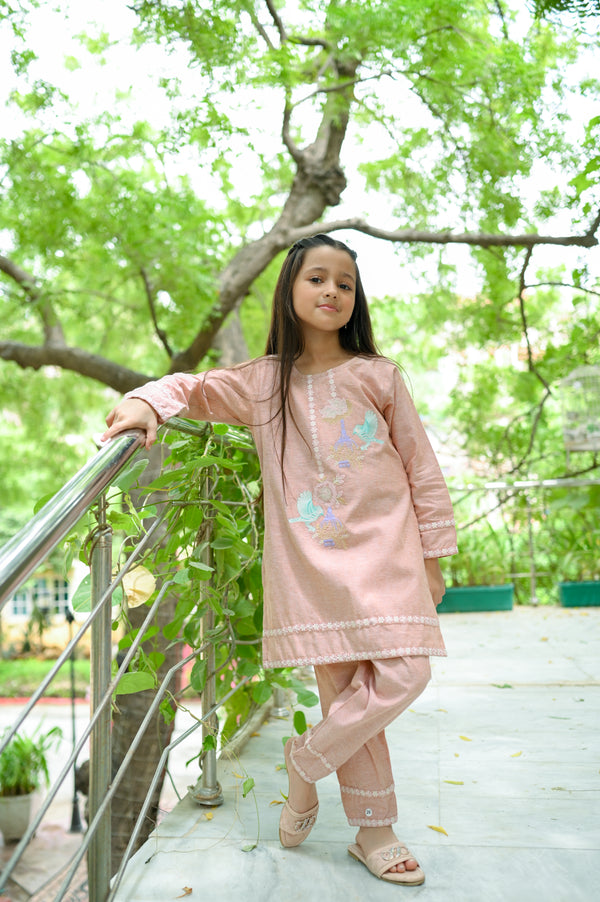 shamray Embroidered 2pc Suit 4587