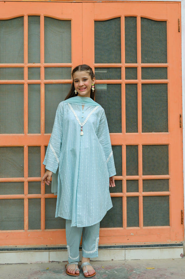 Cotton Designing 2Pc Suit 4623